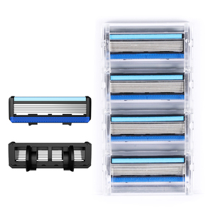 ใบมีดสแตนเลสคม6ชั้นใบมีดโกนแบบพกพาสำหรับโกนหนวดที่ดีที่สุดของผู้ชาย - Product Image 4