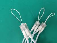 Kabel Data Tembaga Murni Pengisian Cepat 3A Tipe-C ke Tipe-C Ultra-Pendek