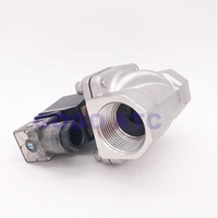 Válvula solenoide de agua NBR/EPDM/FKM de 2 vías SS304, Puerto normalmente cerrado, orificio de CA de 1/2 "110V, orificio de 15mm, tipo de enchufe de arranque de presión cero de 15mm