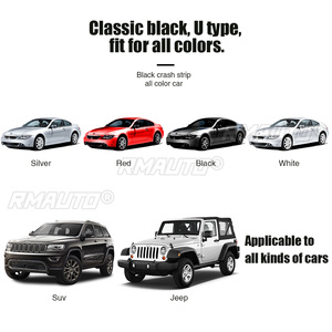 4m/8m Universal U Type Car Door Protection Edge Guards Trim Styling Mouldings Scratch-proof <b>Rubber</b> <b>Strip</b> Car Door Sticker - Product Image 5