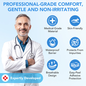 SEFUDUN Apósito Transparente de PU de 3.9" x 4.7" para Heridas, Venda Adhesiva Médica Impermeable para Cuidado Post-Tatuaje y Tratamiento de Heridas - Product Image 4