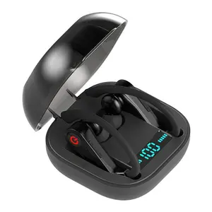 Toptan iyi kulak kulaklık-Q62 iyi Stereo spor kulak kancası kulaklık kablosuz V5.0 kulaklık ile 950mah şarj durumda su geçirmez kulaklık mikrofon ile