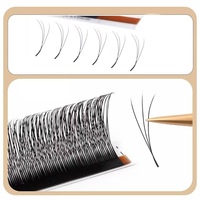 Nouveauté : Extensions de cils 3D style trèfle, en fibres synthétiques, faciles à poser, faux cils de qualité professionnelle