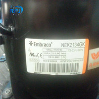 Popular Comercial frigorífico R404A 1/2HP congelador compresor NEK6213GK para ASPERA Embraco
