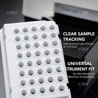 Plaque PCR blanche à 96 puits de 100 µl, sans RNase ni DNase, sans pyrogène, standard SBS, consommables de laboratoire pour PCR quantitative