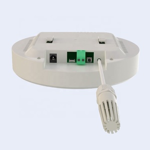 Moniteur de pollution de l'air intérieur mural CO2 CO <span class=keywords><strong>CH2O</strong></span> PM2.5 PM10 Capteur de qualité de l'air RS485 WIFI Mètre AQI - Product Image 5