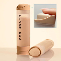 Tubes à pompe sans air en PP de 50g et 80g, tubes cosmétiques vides à presser pour lotion, emballage personnalisé, modèle R-0237 CN