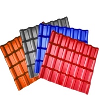 Tejas de Aislamiento Plásticas UPVC PVC ASA, Tejas Romanas Dobles Españolas con Revestimiento de PVC + ASA Tradicional