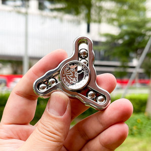 Sang Trọng Đa Chức Năng Chống Căng Thẳng Cảm Giác Fidget Spinner Tùy Chỉnh Mô Hình Số Thép Không Gỉ Và Gỗ Cho Người Lớn - Product Image 4
