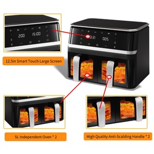 Nouvelle <span class=keywords><strong>Friteuse</strong></span> à Air Intelligente Digitale Moderne en Acier Inoxydable 2025, Sans Huile, avec Panier de 10,1-20L, Four Autonome Tactile pour la Maison - Product Image 2