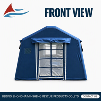 Fabricant de tentes gonflables, tente gonflable imperméable pour les interventions en cas de catastrophe, tente de secours à installation rapide, tente de secours portable