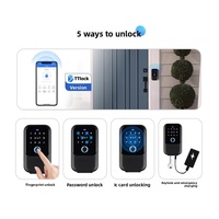 Caja de Seguridad Electrónica Biométrica para Llaves con Grillete, Código Digital, Seguridad IP65, Resistente a la Intemperie, con Ranura para Tarjeta de Memoria y Aplicación