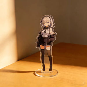 Figurines de dessins animés mignonnes imprimées en UV de haute qualité avec effet holographique arc-en-ciel pour les magasins de cadeaux - Product Image 1