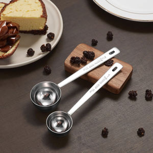 Logo Utensilios de cocina 1 cucharada Cuchara medidora de polvo de café grueso de acero inoxidable de 15ml - Product Image 4