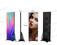 Soporte Móvil para Pantalla LED de Interior y Exterior, Gestión de Contenido Remota (CMS), Vertical, para Centros Comerciales y Tiendas Minoristas