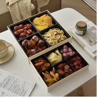 Boîte à sushi jetable écologique biodégradable en bois, contenants bento pour l'emballage des sushis et l'utilisation de boîtes à lunch