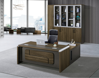 Nouveau bureau de direction avec chaise, ensemble de bureau exécutif, design simple et moderne, bureau simple