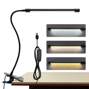 LED Protección ocular Ahorro <span class=keywords><strong>de</strong></span> energía ABS Flexible Lámpara <span class=keywords><strong>de</strong></span> lectura moderna Clip <span class=keywords><strong>de</strong></span> manguera Regulable 5W Mesita <span class=keywords><strong>de</strong></span> noche <span class=keywords><strong>Luz</strong></span> <span class=keywords><strong>DE</strong></span> TRABAJO - Product Image 1