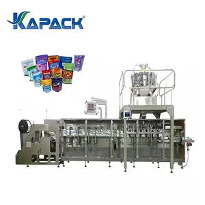 KAPACK Multi-Function Automatic HFFS Horizontal Doypack Pouch Form Fill Seal Packing Machine