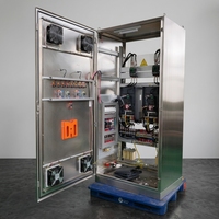 Armoire électrique industrielle en acier inoxydable SS316L IP44, armoire de commande basse tension 400V 400A pour systèmes d'automatisation industrielle