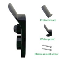 Support de chargeur de VE avec serrure à combinaison, robuste, étanche, en plastique, organisateur de câble Type 2 pour appartement