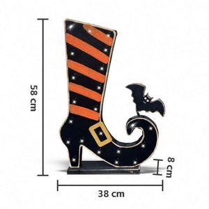 Nueva Calabaza de Madera Grande para Halloween, Decoración para Fiestas en Interiores y Exteriores, Precio de Fábrica, Decoraciones para Fiestas de Halloween - Product Image 3