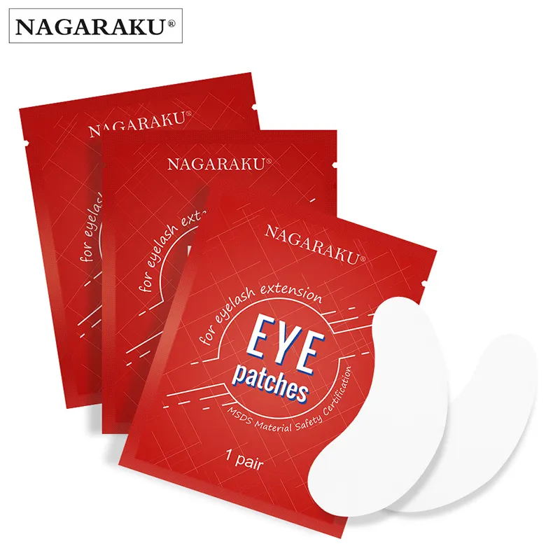 NAGARAKU תחת רפידות העין ריס הרחבות ג 'ל תיקון ריס הרחבות דבק עין pad לשימוש חוזר רפידות העין