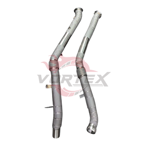 ท่อไอเสียแบบดาวน์ไปป์ Vortex Custom Performance สำหรับ Mercedes-Benz GLE43 AMG W166 3.0T ปี 2016-2019 ทำจากสแตนเลส - Product Image 5