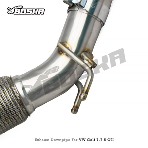 Tuyau d'échappement en acier inoxydable BK pour VW <span class=keywords><strong>Golf</strong></span> <span class=keywords><strong>7</strong></span>/<span class=keywords><strong>7</strong></span>.5 MK7/MK7.5 <span class=keywords><strong>GTI</strong></span> 2.0T 2014-2020, échappement droit - Product Image 4