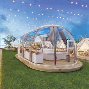 Chambre transparente de dôme de PC d'igloo de <span class=keywords><strong>tente</strong></span> de dôme de bulle d'espace libre de globe extérieur d'hôtel - Product Image 1