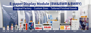 Hipook E-Paperオリジナルメーカー直接卸売<span class=keywords><strong>2</strong></span>.13インチE-PaperディスプレイモジュールとE-Inkスクリーン棚ラベル用 - Product Image 6
