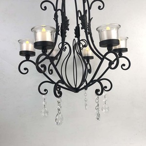 Trang trại nến Đèn chùm cho phòng khách mộc mạc công nghiệp Mặt dây chuyền trần ánh sáng lịch thi đấu - Product Image 4