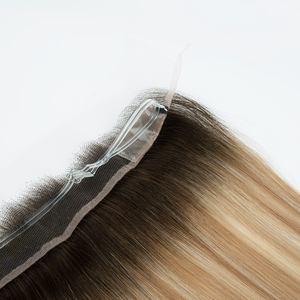 ท็อปเปอร์ผมแท้รัสเซีย Yuanzhen Hairline Front Toppers พร้อมเชือกผูกสำหรับผู้หญิง  ขนาด 13x2 นิ้ว  แบบลูกไม้ด้านหน้า - Product Image 2