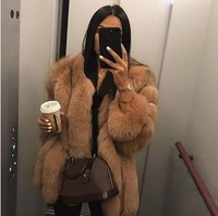 Manteau en fausse fourrure épaisse et chaude de luxe pour femmes, nouvelle mode, veste d'hiver, streetwear, manteau en fourrure élégant, 100% polyester