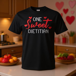 Camiseta One Sweet Dietitian, regalo del día de San Valentín para dietéticas - Product Image 3
