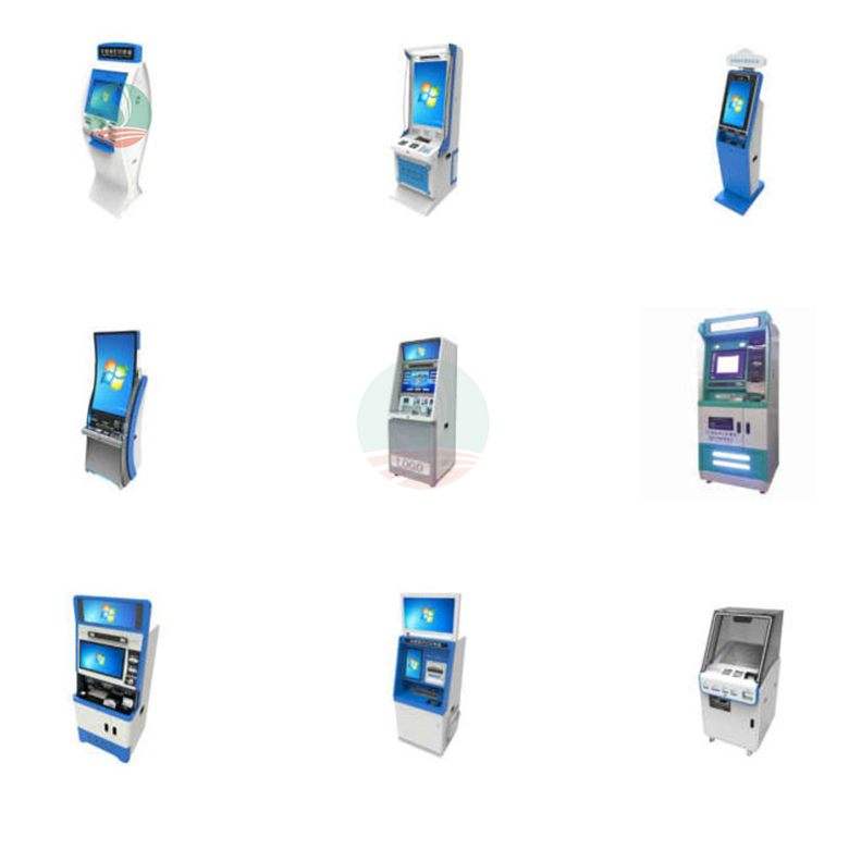 Dual Screen Bank Automatic Queue System Machine Token Self Service ...