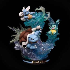 Figura de Acción de Pokémon GK Jenny Water Arrow Turtle, Escena de Evolución Luminosa, Animación, Venta al por Mayor - Product Image 1