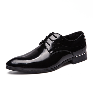 Chaussures Oxford de style européen les plus vendues en 2025 - Chaussures de bureau en cuir véritable à bout pointu pour hommes - Product Image 4
