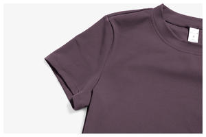 Ensemble de yoga brossé grande taille avec pantalon droit ample taille mi-haute et t-shirt de sport et fitness, ensemble décontracté pour la course en extérieur, extensible dans les quatre sens - Product Image 5