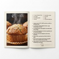 Impression de livrets de recettes personnalisés avec reliure agrafée et couverture mate pour guides de recettes et instructions de pâtisserie
