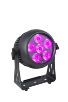 Projecteur LED PAR RGBW IP65 6x20W, culot E27, faisceau lumineux pour scène, mariage, bar, fête, DJ, extérieur, contrôlé par DMX512