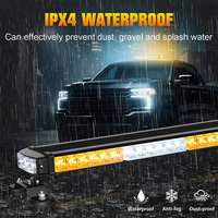 38 Zoll 5 Stroboskop-Modi IP67 Wasserdichte LKW-Warnleuchte 10-30V Magnetische Halterung LED-Warnleuchte für Baufahrzeuge