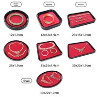 Plateau de présentation haut de gamme Deyi pour bijoux, support pour colliers et bracelets, présentoir à fond plat