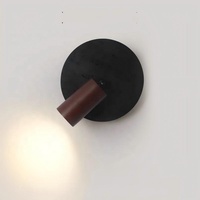 Lampu Dinding LED Travertine Hitam Desain Modern Dapat Diredupkan Untuk Penggunaan Dalam Ruangan Ruang Tamu Kamar Tidur Hotel Koridor Wabi Sabi Batu Gua Tinggi