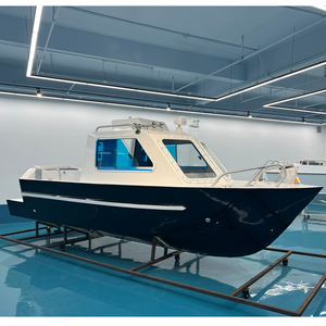 Piccola barca da <span class=keywords><strong>pesca</strong></span> in alluminio 18FT con motore fuoribordo nuova condizione cabina commerciale motoscafo dalla cina - Product Image 3
