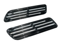 De fibra de carbono en el capó para 2008-2015 Mitsubishi Lancer Evo X