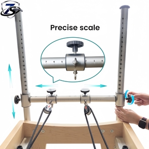 Reformer de Pilates de Grado Comercial, Resistente y Ajustable, para Clases en Grupos Pequeños, <span class=keywords><strong>Precio</strong></span> Directo de Fábrica para Estudios de Yoga - Product Image 4