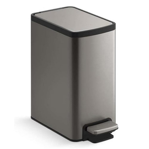 China Factory Indoor Household Garbage <b>Bin</b> Rectangular Pedal Trash <b>Bin</b> Stainless Steel Dustbin - Product Image 1