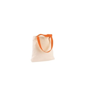 Offre Spéciale de haute qualité personnalisé couleur blanche unie avec poignée Orange 100% tissu biologique coton Gots certifié à la mode pas cher sac à main - Product Image 1