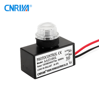 Interruptor Fotoeléctrico Interior/Exterior CNRIYA AA-2310GL, Control de Luz Diurna, Función Inductiva, Sensor de Alta Calidad, 105-305V